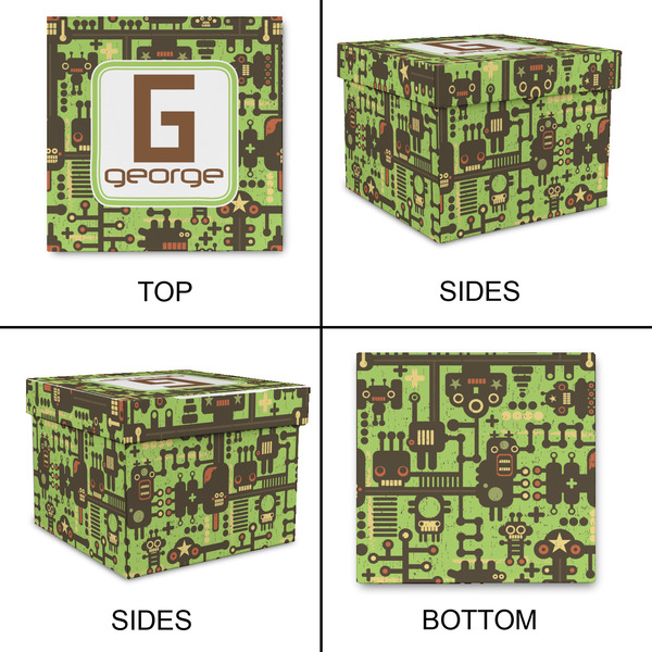 Industrial Robot 1 Gift Boxes with Lid - Canvas Wrapped - XX-Large - Approval