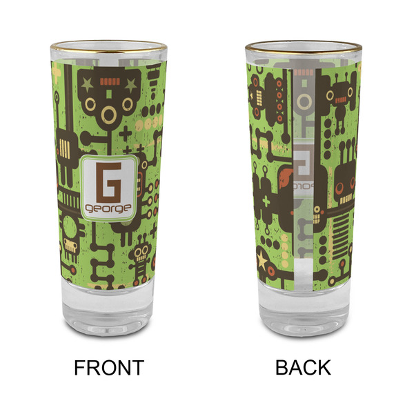 Industrial Robot 1 Glass Shot Glass - 2 oz - Single - APPROVAL