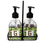 Industrial Robot 1 Glass Soap & Lotion Bottles (Personalized)