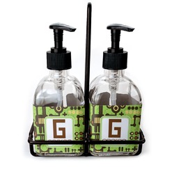 Industrial Robot 1 Glass Soap & Lotion Bottles (Personalized)