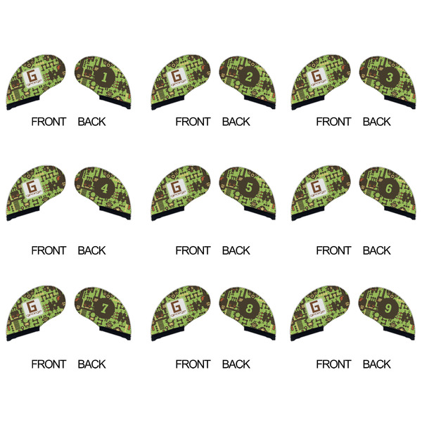 Industrial Robot 1 Golf Club Covers - APPROVAL (set of 9)