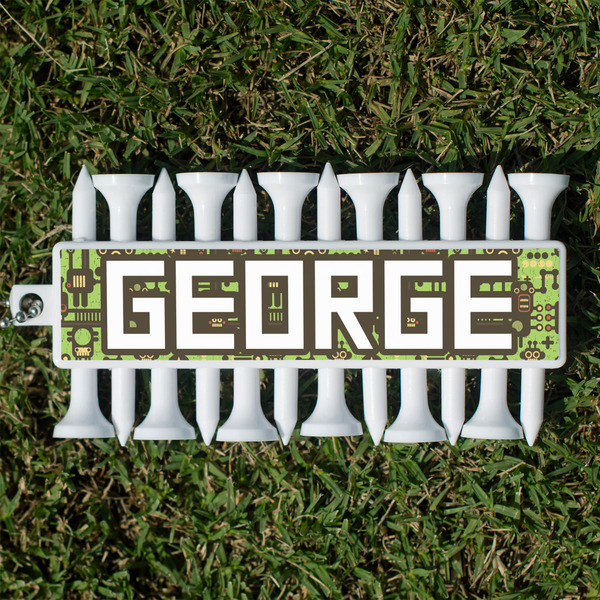 Custom Industrial Robot 1 Golf Tees & Ball Markers Set (Personalized)