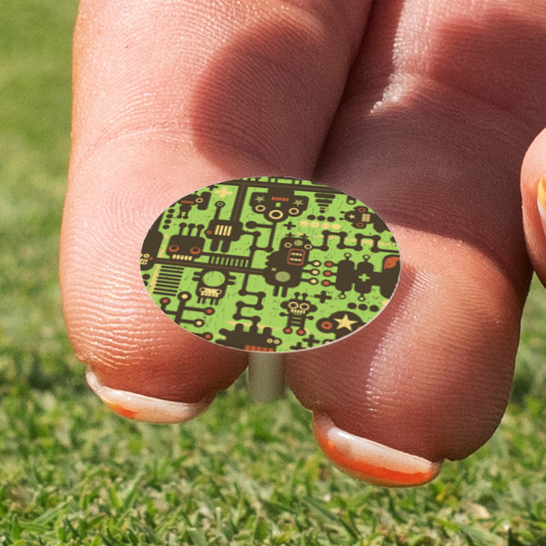 Industrial Robot 1 Golf Tees & Ball Markers Set - Marker