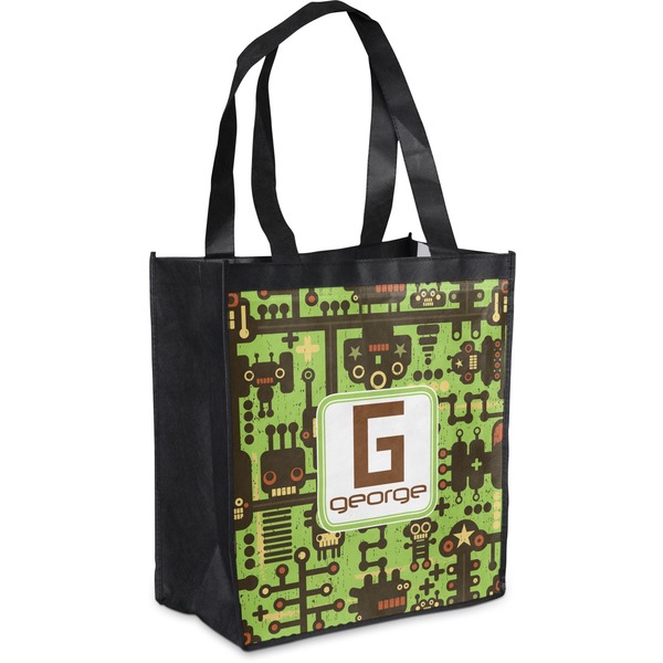 Custom Industrial Robot 1 Grocery Bag (Personalized)