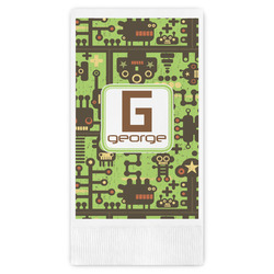 Industrial Robot 1 Guest Napkins - Full Color - Embossed Edge (Personalized)
