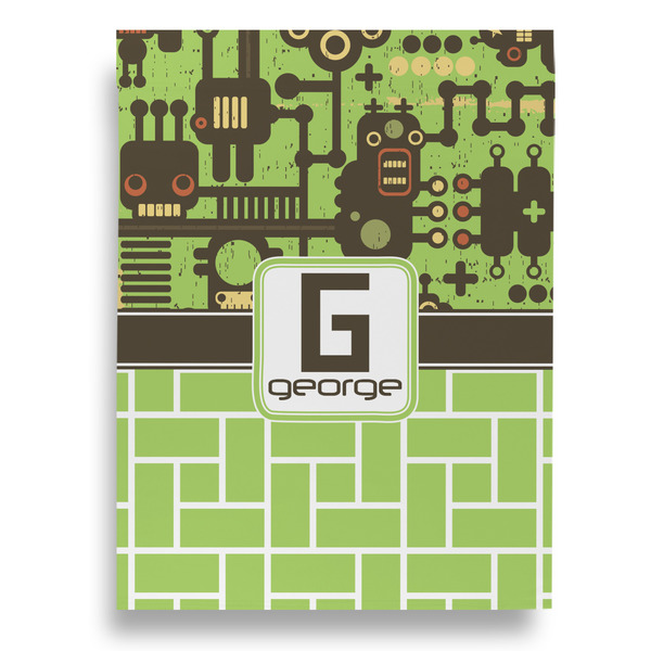 Industrial Robot 1 House Flags - Double Sided - BACK