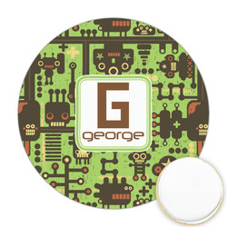 Industrial Robot 1 Printed Cookie Topper - Round (Personalized)