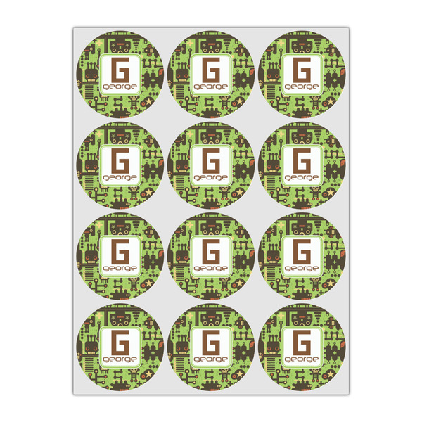 Industrial Robot 1 Icing Circle - Small - Set of 12