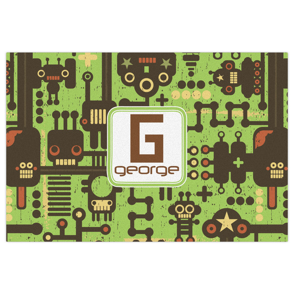 Industrial Robot 1 Indoor / Outdoor Rug - 2'x3' - Front Flat