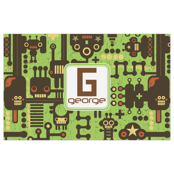 Industrial Robot 1 Indoor / Outdoor Rug - 5'x8' - Front Flat