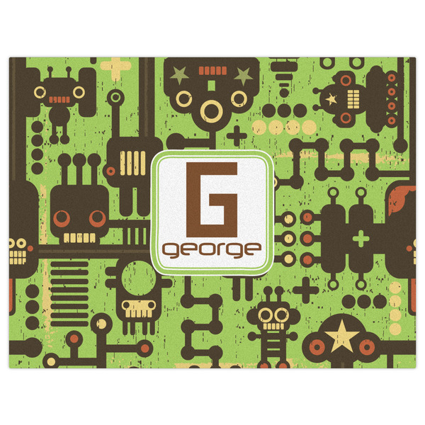 Industrial Robot 1 Indoor / Outdoor Rug - 6'x8' - Front Flat