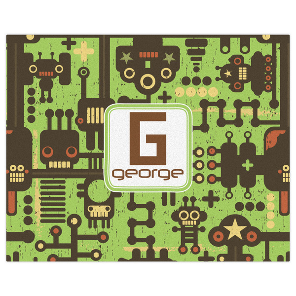 Industrial Robot 1 Indoor / Outdoor Rug - 8'x10' - Front Flat