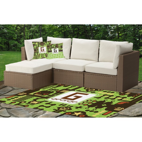 Industrial Robot 1 Outdoor Mat & Cushions