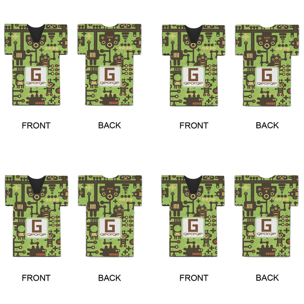 Industrial Robot 1 Jersey Bottle Cooler - Set of 4 - APPROVAL