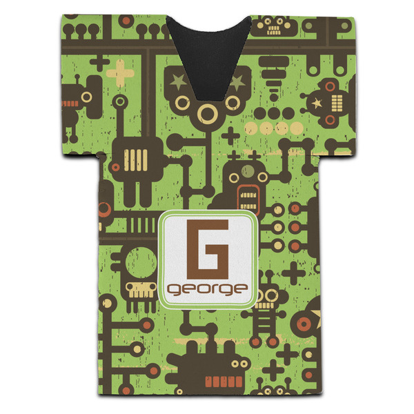 Industrial Robot 1 Jersey Bottle Cooler - Set of 4 - FRONT (flat)