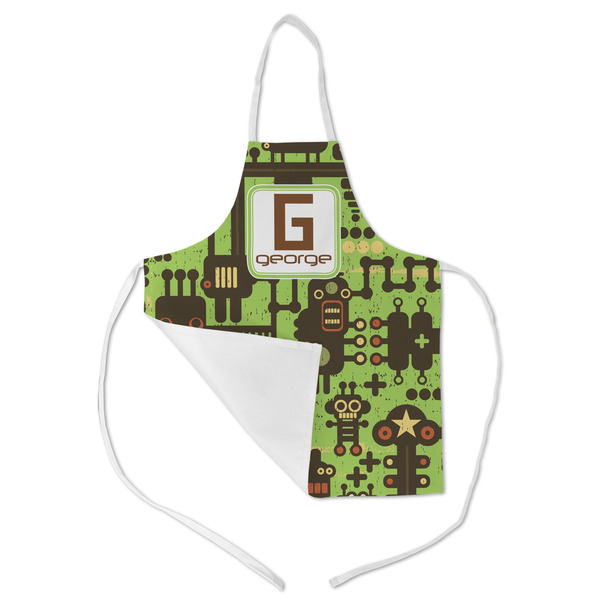 Industrial Robot 1 Kid's Aprons - Medium - Main (med/lrg)
