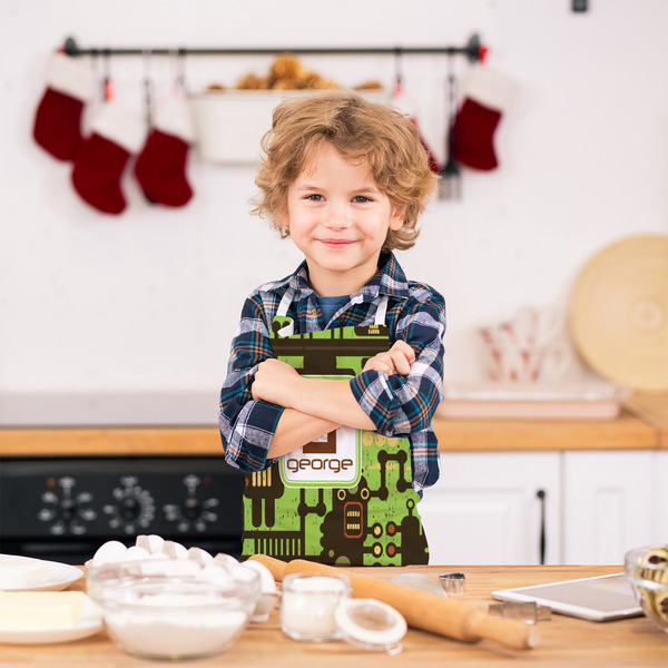 Industrial Robot 1 Kid's Aprons - Small - Lifestyle