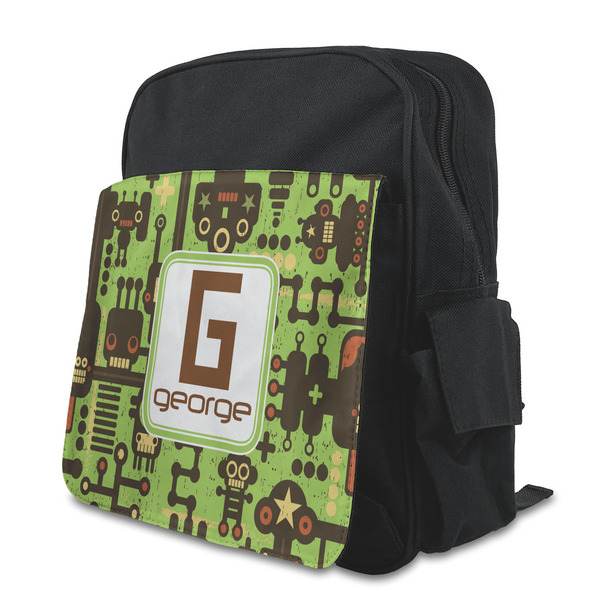 Custom Industrial Robot 1 Preschool Backpack (Personalized)