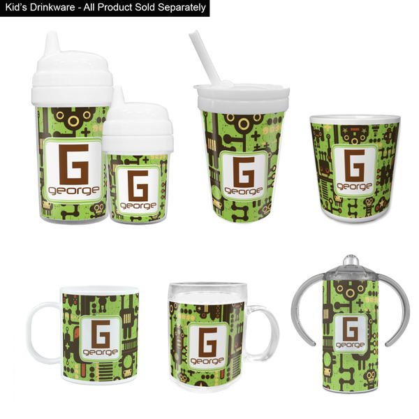 Industrial Robot 1 Kid's Drinkware - Customized & Personalized
