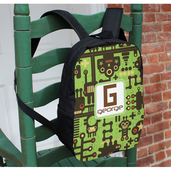 Industrial Robot 1 Kids Backpack - In Context