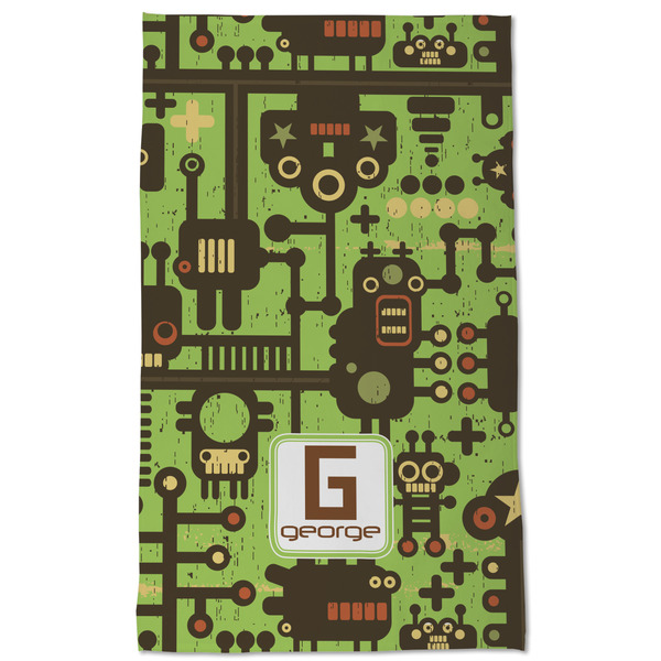 Industrial Robot 1 Kitchen Towel - Poly Cotton - Full Front