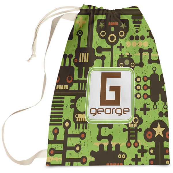 Custom Industrial Robot 1 Laundry Bag (Personalized)