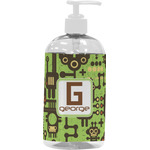 Industrial Robot 1 Plastic Soap / Lotion Dispenser (16 oz - Large - White) (Personalized)