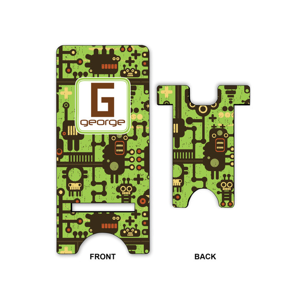 Industrial Robot 1 Large Phone Stand - Front & Back