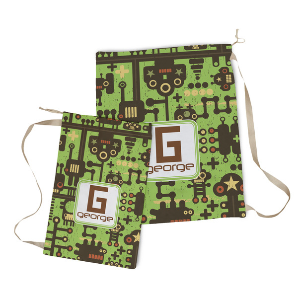 Industrial Robot 1 Laundry Bag - Both Bags