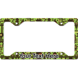Industrial Robot 1 License Plate Frame - Style C (Personalized)