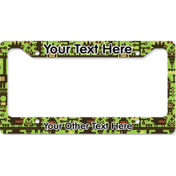 Industrial Robot 1 License Plate Frame - Style B (Personalized)