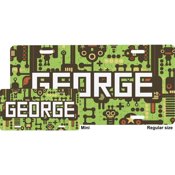 Industrial Robot 1 License Plate (Sizes)