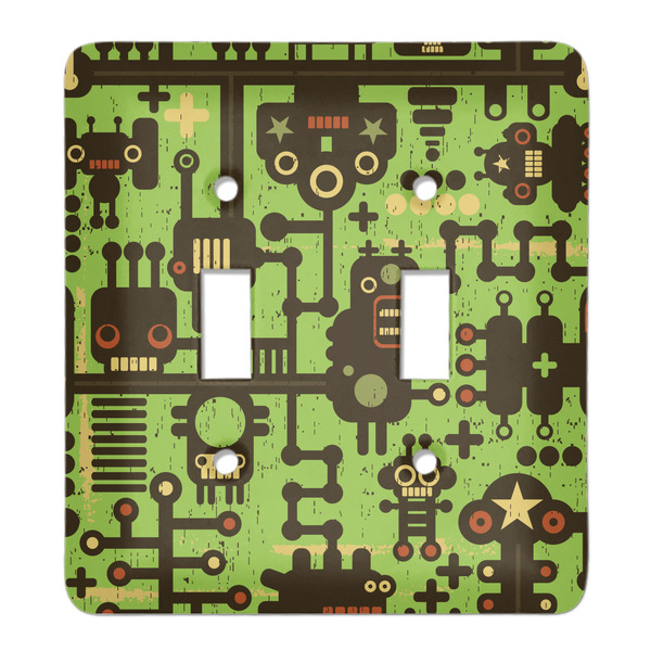Custom Industrial Robot 1 Light Switch Cover (2 Toggle Plate)