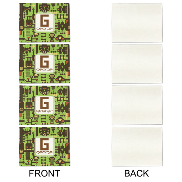 Industrial Robot 1 Linen Placemat - APPROVAL Set of 4 (single sided)