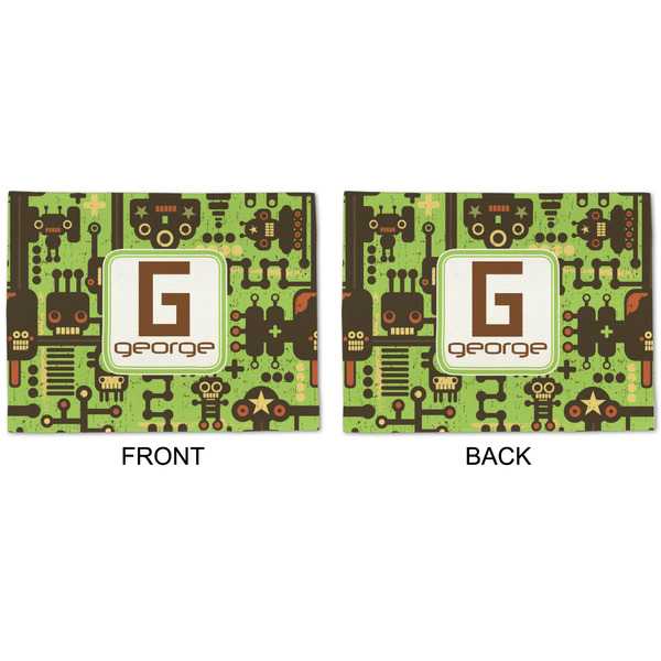 Industrial Robot 1 Linen Placemat - APPROVAL (double sided)