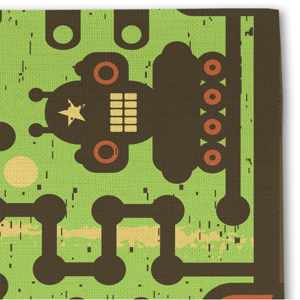 Industrial Robot 1 Linen Placemat - DETAIL