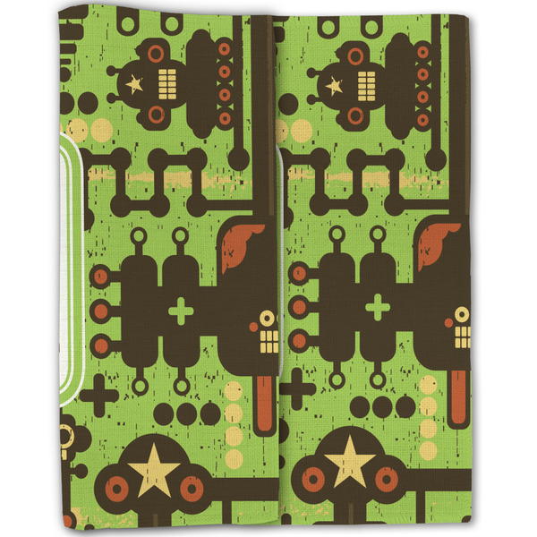 Industrial Robot 1 Linen Placemat - Folded Half (double sided)