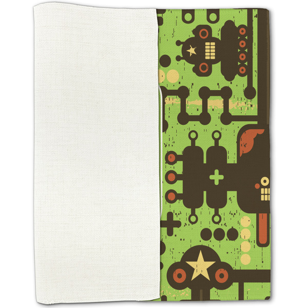 Industrial Robot 1 Linen Placemat - Folded Half