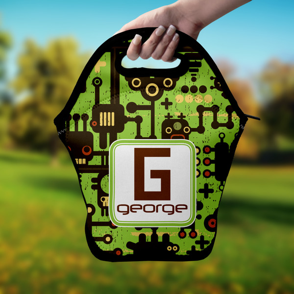 Industrial Robot 1 Lunch Bag - Hand