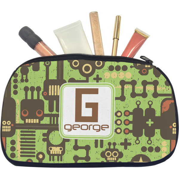 Custom Industrial Robot 1 Makeup / Cosmetic Bag - Medium (Personalized)