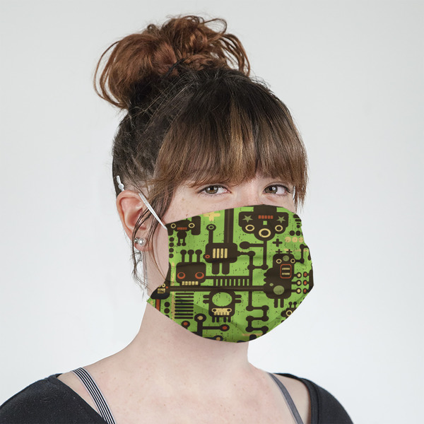 Industrial Robot 1 Mask - Quarter View on Girl