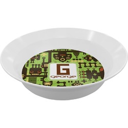Industrial Robot 1 Melamine Bowl (Personalized)