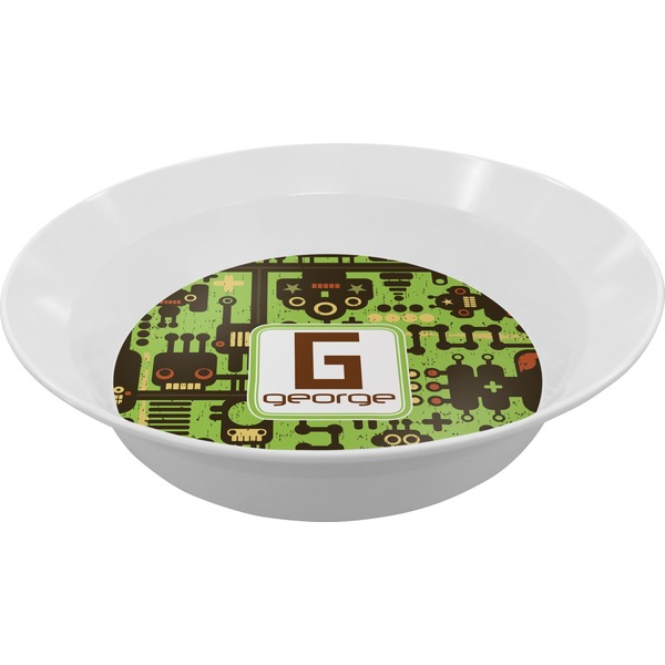 Custom Industrial Robot 1 Melamine Bowl (Personalized)