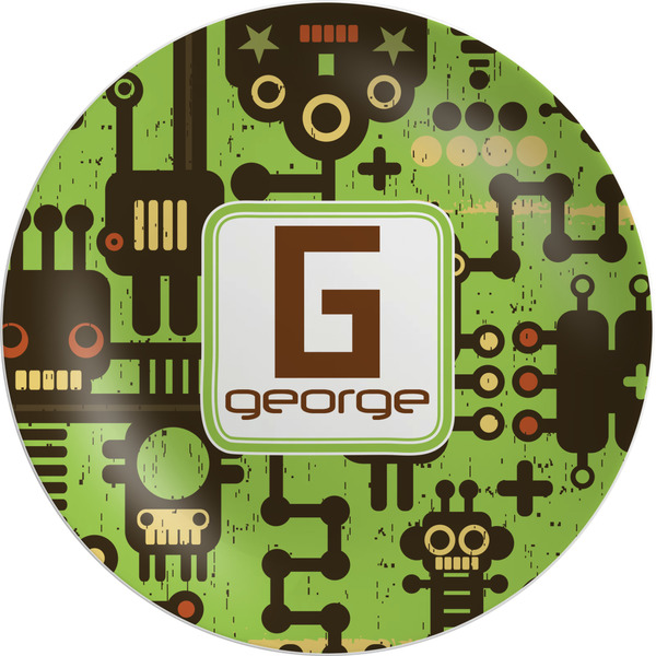 Custom Industrial Robot 1 Melamine Plate (Personalized)