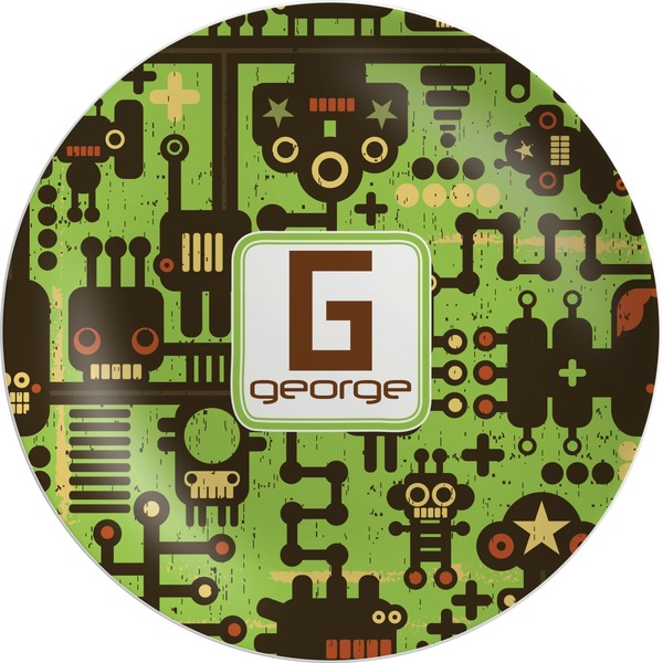 Custom Industrial Robot 1 Melamine Plate (Personalized)