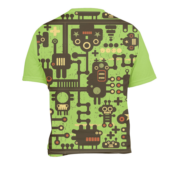 Industrial Robot 1 Men's Crew Neck T Shirt Medium - Back