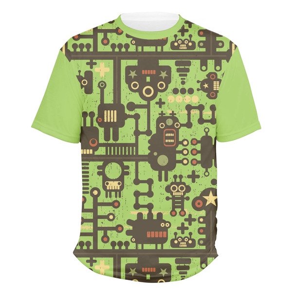 Custom Industrial Robot 1 Men's Crew T-Shirt