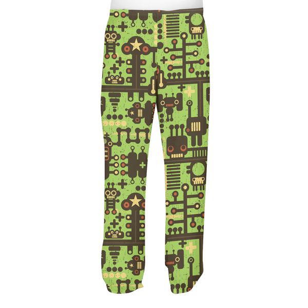 Industrial Robot 1 Men's Pjs Back - on model