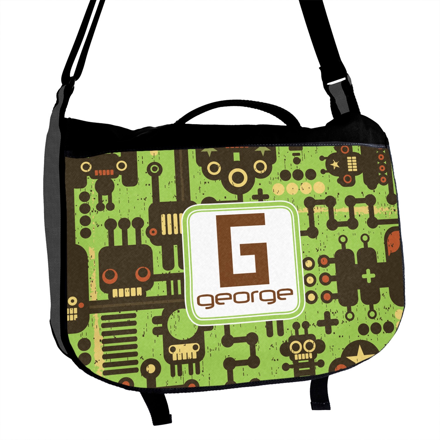 Industrial Robot 1 Messenger Bag (Personalized) YouCustomizeIt