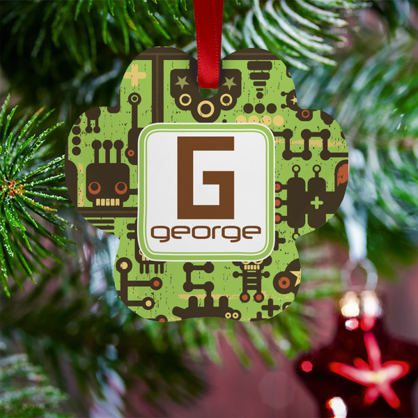 Industrial Robot 1 Metal Paw Ornament - Lifestyle